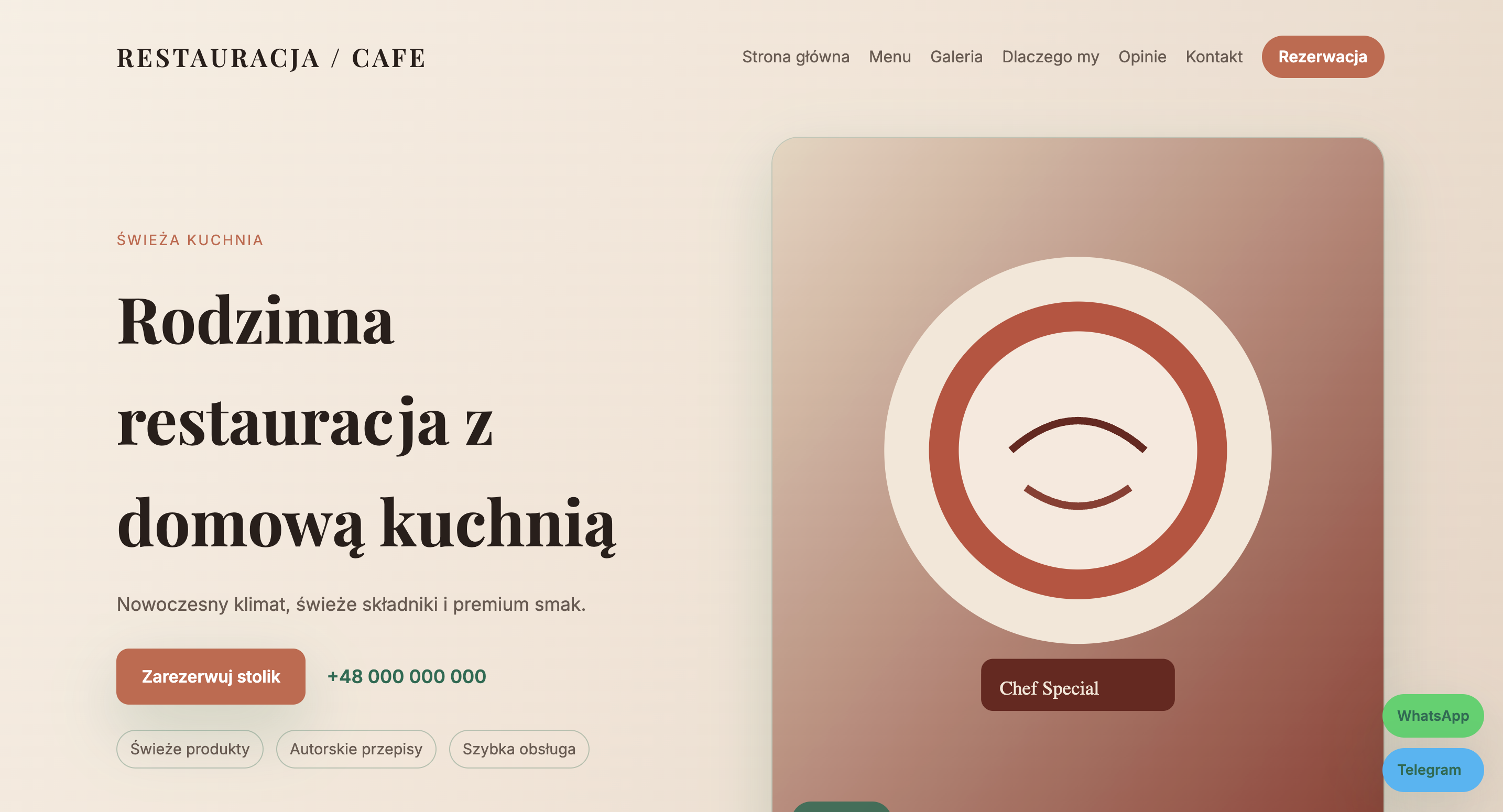 Restaurant / Cafe preview